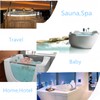 12PCS Disposable Bathtub Cover Liner, ANTFEES Large Bathtub Lining Plastic