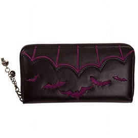 Banned Bats Women's Purse Purple or White (Purple), purple, Contemporary