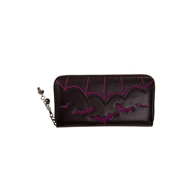 Banned Bats Women's Purse Purple or White (Purple), purple, Contemporary