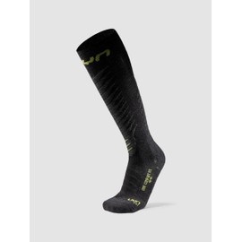 UYN Calze tecniche Ski Comfort One in lana merino senza polsino con supporto ergonomico e tecnologia Zerocuff per trekking