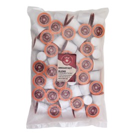Lola Savannah Breakfast Blend Caffeinated Coffee Pods Flavored Coffee in Pod Shaped Containers, 50 Count