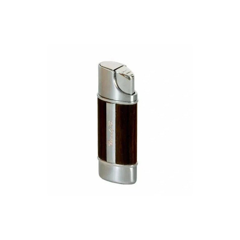 BRIZARD & CO NANO CIGAR LIGHTER INDIAN ROSEWOOD WOOD BROWN