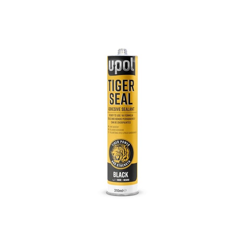 U-Pol Products 0727 Black Tiger Seal Adhesive/Sealant - 310ml Cartridge