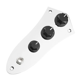 Be In Your Mind Prewired Bass Guitar Pickup Set Prewired Control Plate Circuit Board for Guitar Wiring Modifications & Repair Fully Loaded Control Plate