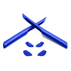 Eye Opening Stuff Replacement Earsocks & Nosepieces for Oakley Fast Jacket OO9097/Fast Jacket XL OO9156 Sunglasses - Blue