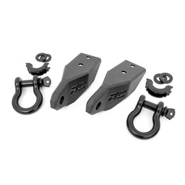 Rough Country Tow Hook Shackle Mount Kit for 2007-2021 Toyota Tundra - RS153
