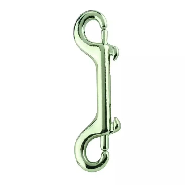 4-5/8 In. Nickel-Plated Double Bolt Snap