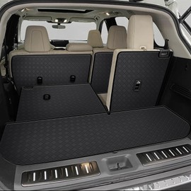 Heavy Duty Trunk Mat for 2022-2025 Infiniti QX60 (Bench Seat Only) - Includes 2nd & 3rd Row Backrest Cargo Liners