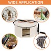 Ohiyoo Hat Box Hat Storage Box 16'' x 8'' Travel