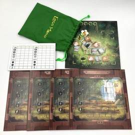 Wonderful World: Loco Momo - Family Card Game, Create Animal Images Through Drafting, Tile Placement & Set Collection, Ages 8+, 1-4 Players, 20 Min