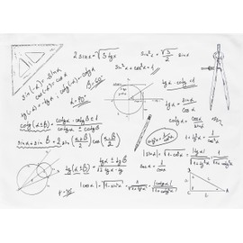 Half a Donkey The Maths and Trig Cotton Tea Towel