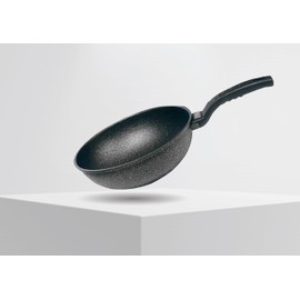 Prolinemax 8" Marble Wok Non-Stick Cooking Frying Pan Pot 5 Layer Marble Wok Cookware