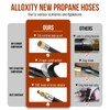 Manguera de conexión rápida de propano de 12 pies para