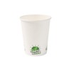 BIOZOYG Paper Cups 50 Pack 8 oz Coffee Cups White