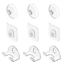 Linkidea 3 Pack Razor Suction Cup Hook, Wall Mounted Shaver Hanger Holder, Removable Wall Hook Compatible with Fusion 5 Proglide