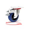 Wiltec Swivel Castor 100 mm with Plastic Wheel, Brake and