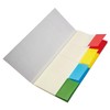 Q Connect Quick Tabs, Transparent, Multi-Colour, 25 x 45 mm,