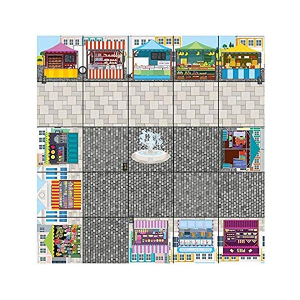 TTS Marketplace Mat for Bee-Bot and Blue-Bot, Kids Educational Floor