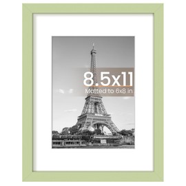 upsimples 8.5x11 Picture Frame, Green 1 Pack