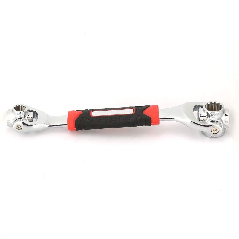 Universal Socket, 8 in 1 Socket Wrench, Flexible Dog Bone