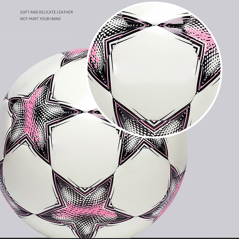 Reflective Football PU Glowing Sports Soccer Ball with Pump for