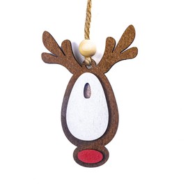 26 Letter Reindeer Ornaments Christmas Tree Decorations Letter Ornaments for Christmas Tree Gifts - Christmas Tree Ornaments 4in (O)