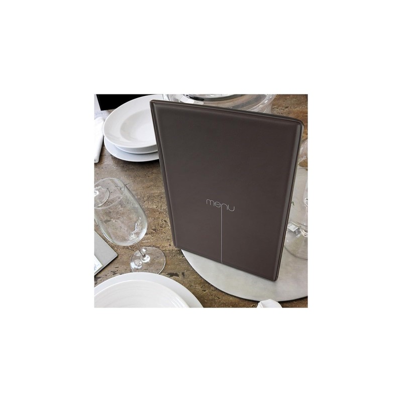 I LOVE MENU Risto Menu Holder, PVC Sand, 23 x