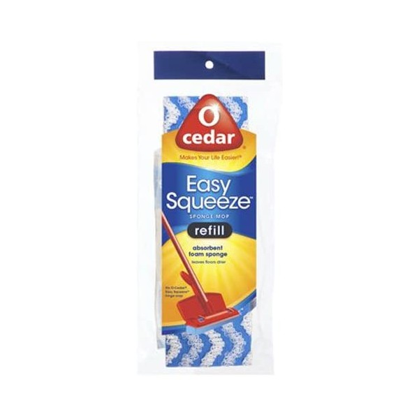 O-Cedar Cell Sponge Mop Refill, Assorted
