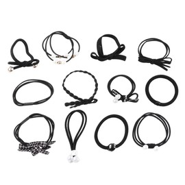 FRCOLOR 1Set Boxed of Elastic Ponytail Holders with Imitation Pearl Beads Stylish Hair Ties for Women for Friends and Colleagues for Any Occasion