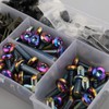 Mad Hornets 173PCS Burnt Titanium Windscreen Fairing Bolt Kit Fastener