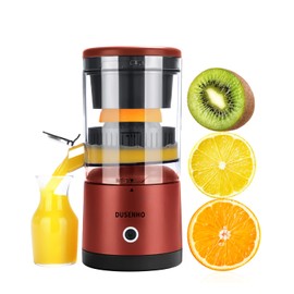 Electric Juicer Rechargeable - Citrus Juicer Machines with USB and Cleaning Brush Portable Juicer for Orange, Lemon, Grapefruit