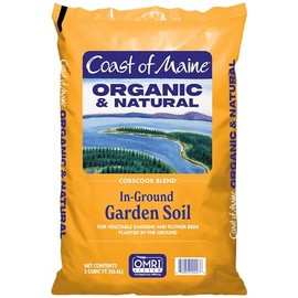 Coast of Maine Cobscook Blend (2 cu ft) Organic and Natural In-Ground Garden Soil for Vegetable Gardens, Flower Beds