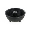 Aromandise Brunnen Incense Stick Holder, Cast Iron, Black, 8.5 x