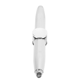 VGEBY Spinner Pen, Fingertip, Luminous Ballpoint Pen, Finger Spinning Writing Pen with LED Light for Stress Relief (Silver)