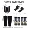 Antideslizantes Fútbol Y Manga Media Y Espinillera-6pcs