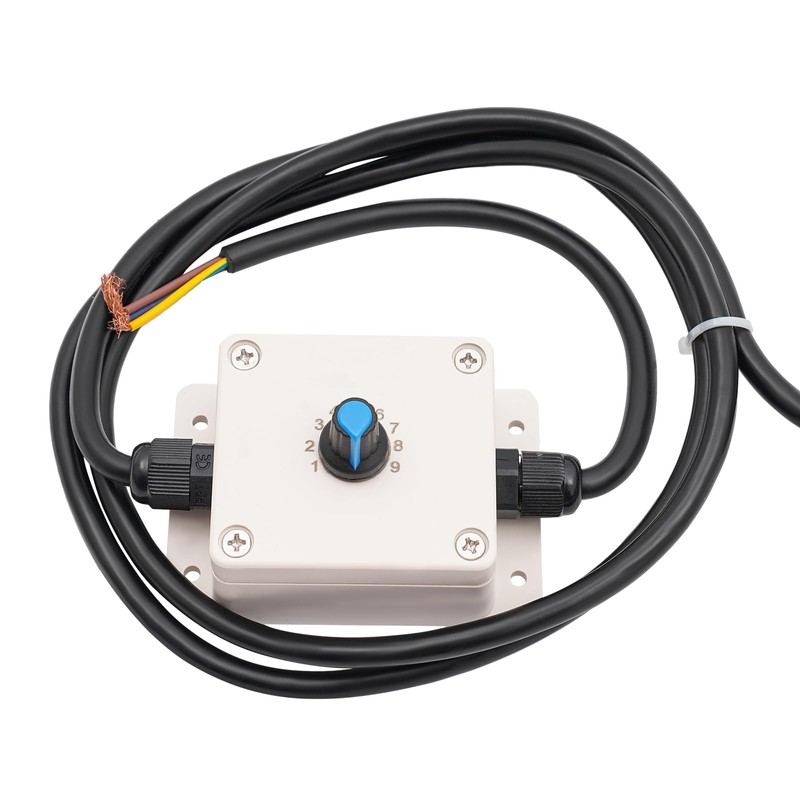 50W Concrete Vibration Motor with Speed Controller, AC 110V 3600RPM