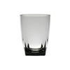 QG 16 oz Clear Smoke Grey Acrylic Plastic Wine Glass