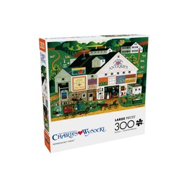 Buffalo Games - Charles Wysocki - Peppercricket Farms - 300 Large Piece Jigsaw Puzzle for Adults - Challenging Puzzle Perfect for Game Nights