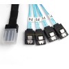 Unbranded 2x Mini SAS 10Gbps SFF-8087 36Pin to 4 SATA