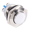 Momentary Push Button Start Switch, 16mm 12V Waterproof Metal Button