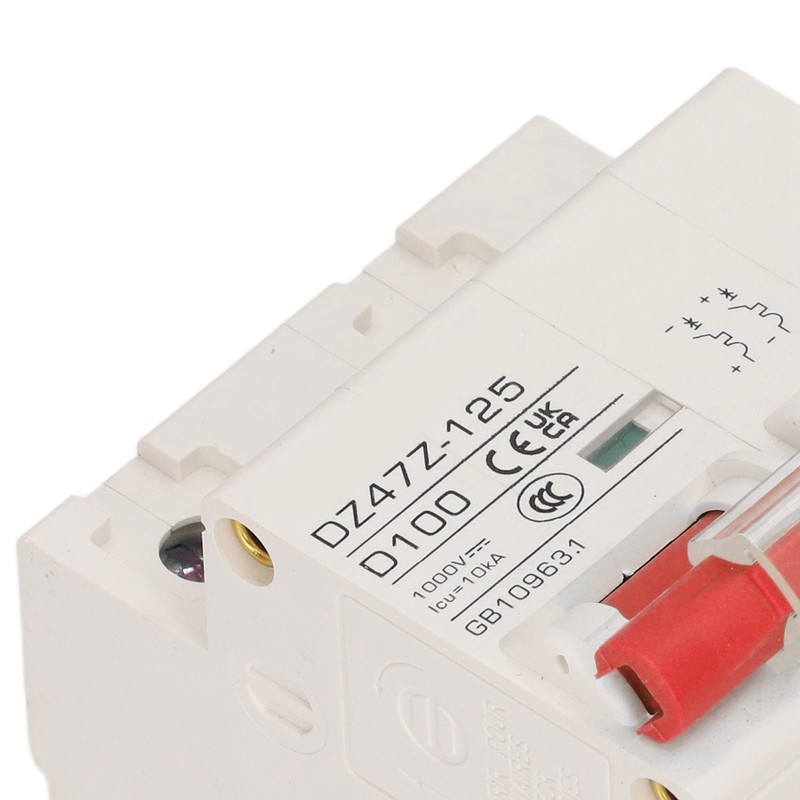 DC Circuit Breaker 2P DZ47Z 125 100A DIN Rail Miniature