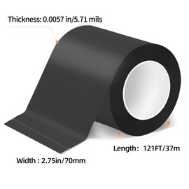 Window Seal Strip Tape for Winter,2.75in x 121FT,Weather Stripping Sealing Insulation Tape for Windows and Door, Air Conditioner Window Seal,Window ac Insulation,Removes Cleanly,Black