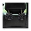 NYTKL 2 PCS Car Back Seat Headrest Hooks, Cute Bow
