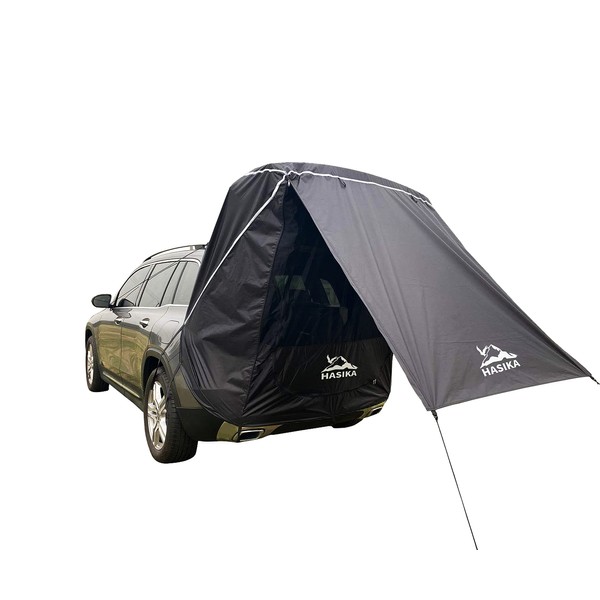 Hasika SUV Camping Tent Car Tailgate Shade Awning with Screen