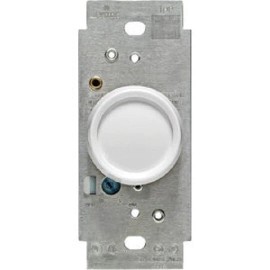 Leviton (2)-Leviton White Variable-Speed Rotary Fan Control Switch 003-06616-1XW