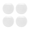 4pcs Transparent Door Stopper Soft Acrylic Door Holder Prevent Impact