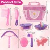 Kit De Aseo Para Caballos 9 Herramientas Bolsa Organizadora
