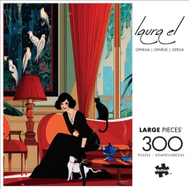 Buffalo Games - Laura El - Ophelia - Large Piece Jigsaw Puzzle for Adults - Challenging Puzzle Perfect for Game Nights - Finished Size is 21.25 x 15.00