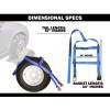 RuggedTow TWO Blue DEMCO Car Basket Straps w/ Ratchets Tow