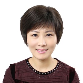 Full Wig, Middle Aged Wig, Short Wig, Short Wig, Black, Short Hair, Medical Use, Women's, Natural, For Everyday Use, Heat Resistant, Breathable, With Net (Natural Black)